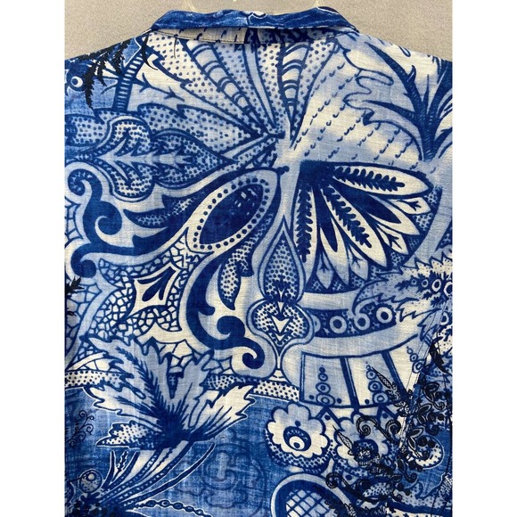 Chico's Blue Patterned Blazer - Picture 11 of 13